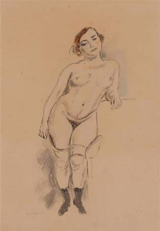 Nude Leaning By Jules Pascin On Artnet