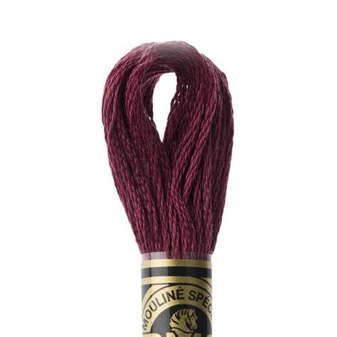 Dmc 3802 Very Dark Antique Mauve 6 Strand Cotton Floss Maydel