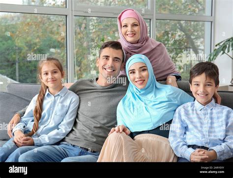 Heureuse Famille Musulmane