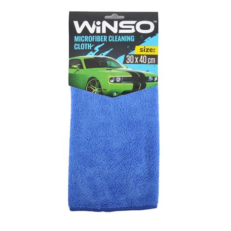 Тряпка для автомобиля Winso из микрофибры синяя (150200) 30x40см (ID ...