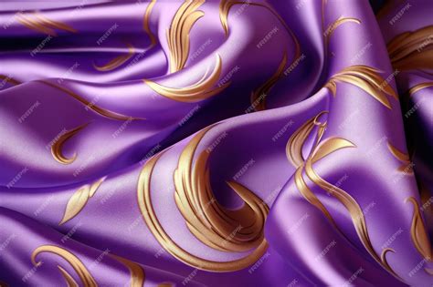 Premium Photo | A purple silk fabric