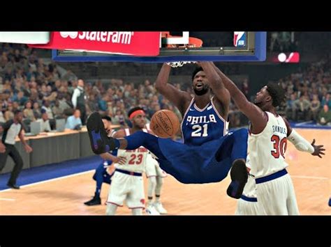 NBA 2K20 Gameplay New York Knicks Vs Philadelphia 76ers NBA 2K20