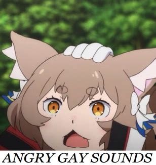 Angry Gay Noises R Animemes