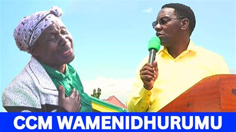 Mama Aangua Kilio Alidhurumiwa Eneo Na CCM MAKONDA Ambana Mwenyekiti