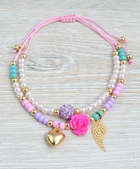 PULSERAS PULSERA HILO ROSA Beaded Jewelry Girls Jewelry Diy Bracelets