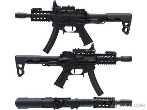 King Arms Pdw Mm Sbr Airsoft Aeg Rifle Color Black Shorty