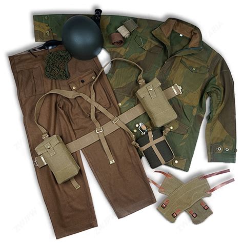 WW2 BRITISH ARMY EQUIPMENT P37 DERNISON JACKET AND PANTS WITH KETTLE ...