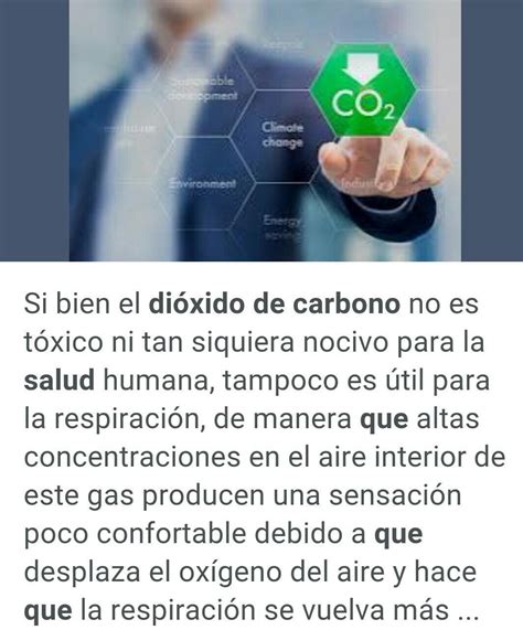 Dióxido De Carbono Faz Mal - Que daños a la salud tiene el dióxido de carbóno - Brainly.lat