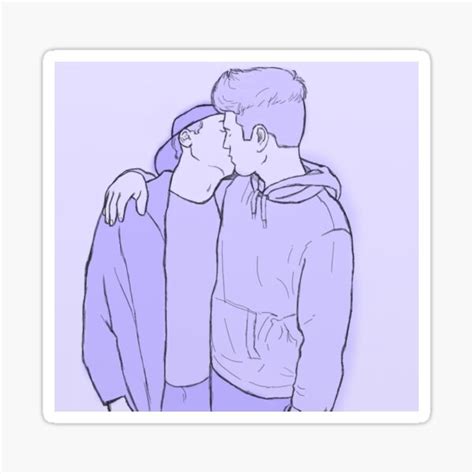 Gay Smooch Sticker By Plntboy Redbubble