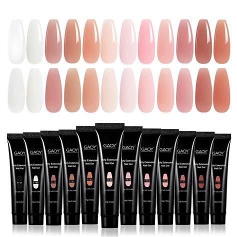 Gaoy Paquete De Colores Neutros De Gel De U As Y Soluci N Deslizante De Gel De U As Rosa Nude