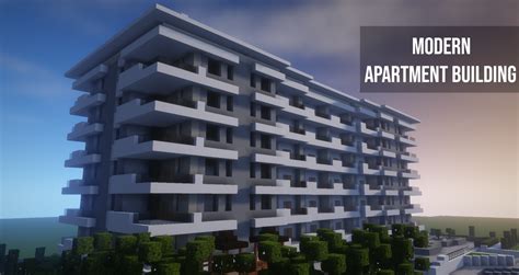 Modern Apartment Building 3 Minecraft Map