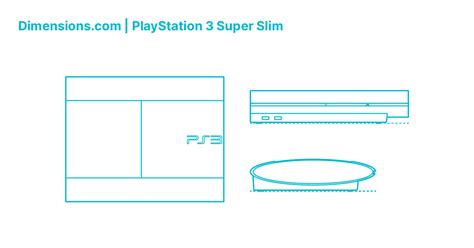 Playstation Super Slim Dimensions Drawings 47 Off