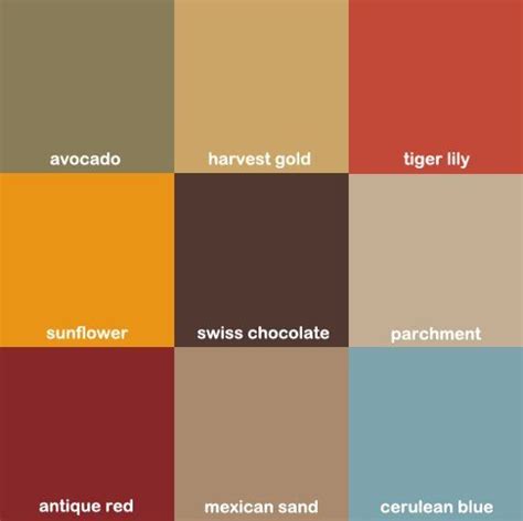 Design Flashback The Colors Of The 70s Artofit