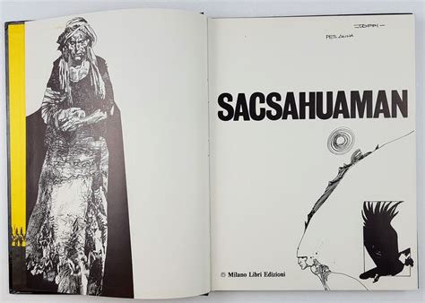 Sergio Toppi Volume Sacsahuaman Con Disegno Originale Catawiki