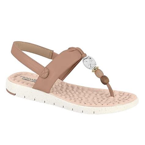 Sand Lia Ultra Conforto Nude Pedras Modare Sand Lia Feminina Magazine Luiza