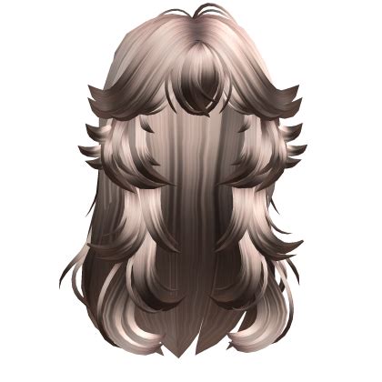 Anime Wolfcut Layered Messy Hair Blonde To Brown Roblox