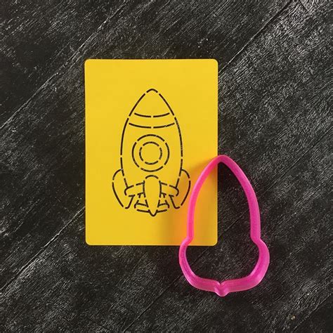 Ракета №4 - купить формы для печенья и имбирных пряников по выгодной ...