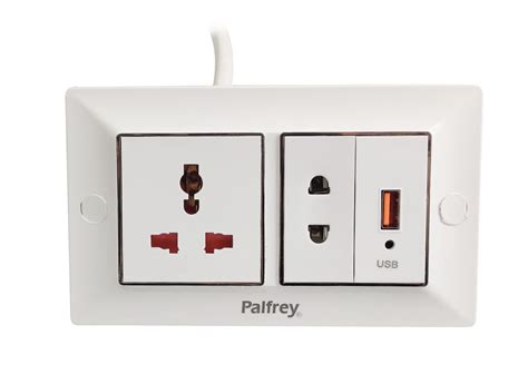 palfrey electric extension board  universal socket   pin sock