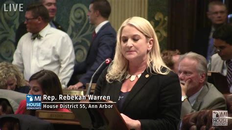 Rep Rebekah Warren Speaking To The Community Colleges Budget By