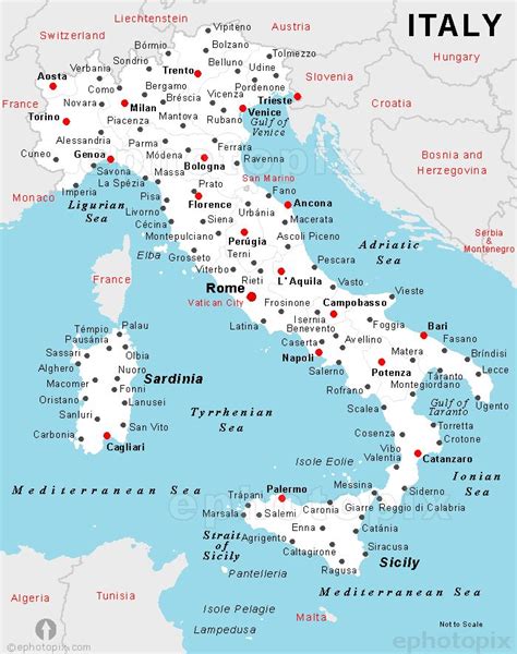 Map Of Italy With Cities And Towns Get Map Update