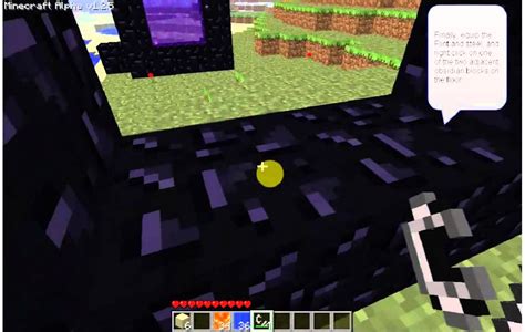 Minecraft Pocket Edition Obsidian Portal Rockstarnibht