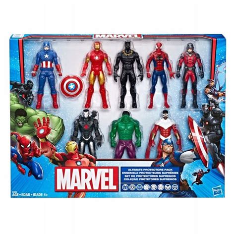Фигурки Hasbro Marvel Avengers Ultimate Protection - Набор из 8 фигурок ...