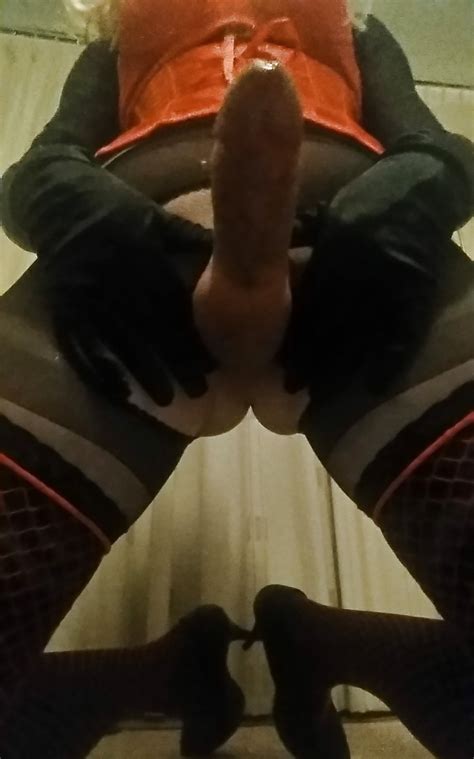 Red And Black Lingerie And My Hard Cock Pics Xhamster