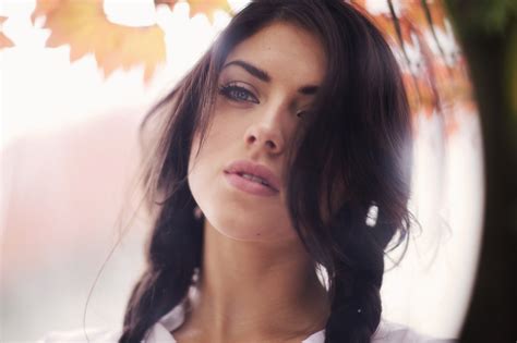 Wallpaper Brunette Braids Face Close Different Angle Girls Free Pictures On Fonwall