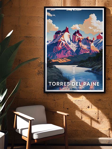Torres Del Paine Poster Cuernos Del Paine Art Uernos Del Paine Print