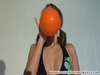Hot Cheyenne In Bikini And With Pigtails Blow To Pop Balloons IPAD
