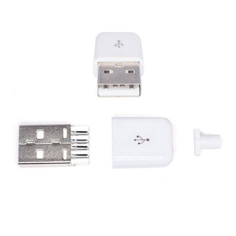 Купить USBA вилка(male) apple style белая, на кабель, цена 12 ₴ — Prom ...