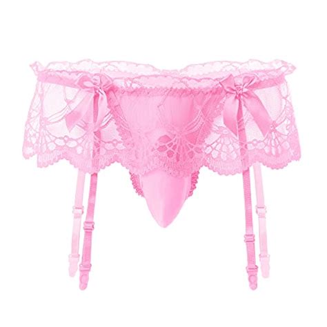 Idopip Sissy Pouch Culotte Homme Sexy Volant E Dentelle G String String Gay Sous V Tements