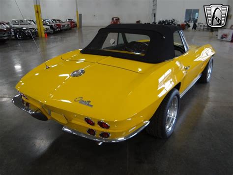 Yellow 1964 Chevrolet Corvette Convertible 327 Cid V8 4 Speed Manual ...