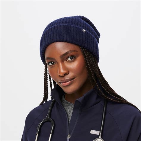 U Oversized Beanie Navy · Figs