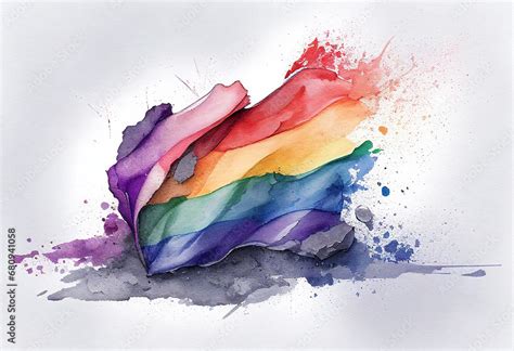 Abstract Background Colours Of The Pride Flag The Rainbow Symbol Of Homosexual Gay Lesbian