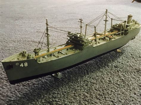 Gallery Pictures Lindberg Navy Tanker Plastic Model Military Ship Kit