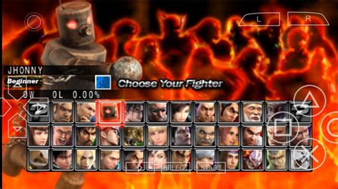 Tekken 5 Dark Resurrection Mokujin Time Attack Psp Youtube