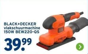 Black Decker Vlakschuurmachine W Bew Qs Aanbieding Bij Gamma