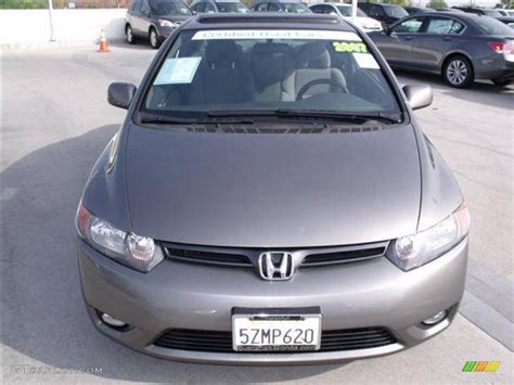 2007 Galaxy Gray Metallic Honda Civic EX Coupe 41508348 Photo 2