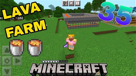 Unlimited Lava Farm Minecraft Gameplay Youtube