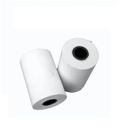 White Plain Thermal Paper Roll GSM 48 75GSM At Rs 13 Roll In