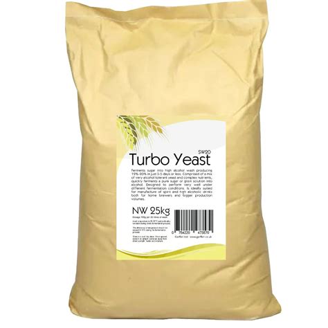 Turbo Yeast SW20 25kg – Garffen Ltd
