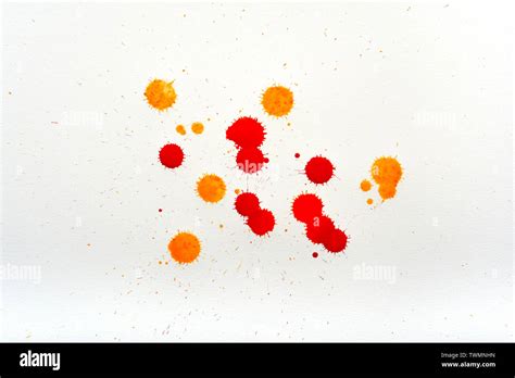 A Vibrant Paint Splatter On A White Canvas, 46% OFF