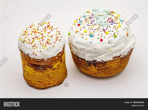 Easter Cakes Isolated Image And Photo Free Trial Bigstock