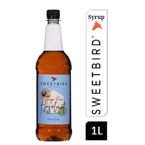 Sweetbird Sugar Free Hazelnut Coffee Syrup 1litre Plastic Nsb502