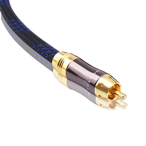Цифровой коаксиальный аудио кабель RCA бордовый | AliExpress