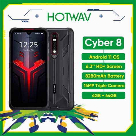 Hotwav Cyber 8 6.3'' Nfc Supported Mobile Phone 4gb 64gb Waterproof ...