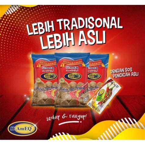 Keropok Ikan Segera Seameq 100 Original Terengganu Seameq Segar