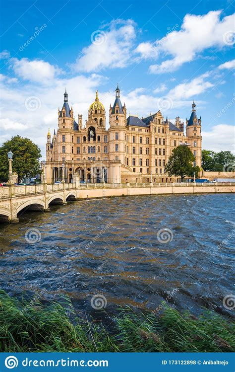 Schwerin Palace Or Schwerin Castle Northern Germany Stock Photo