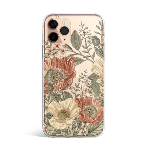 Ästhetische Blumen Hülle für iPhone 14 Pro iPhone XR Xs Max Etsy de